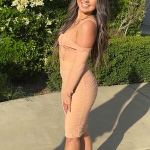 Oh Polly Peach Dress